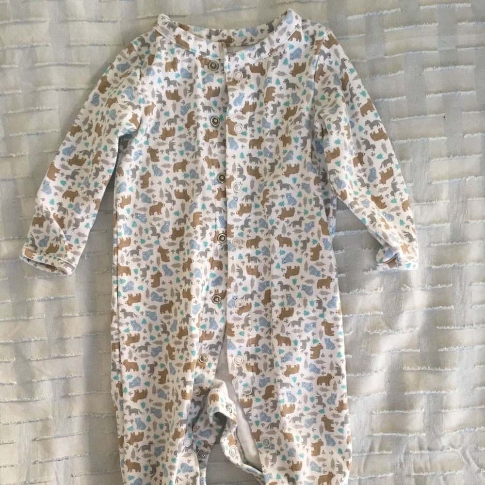 Just One You (made by Carter's) bear & fox pajamas